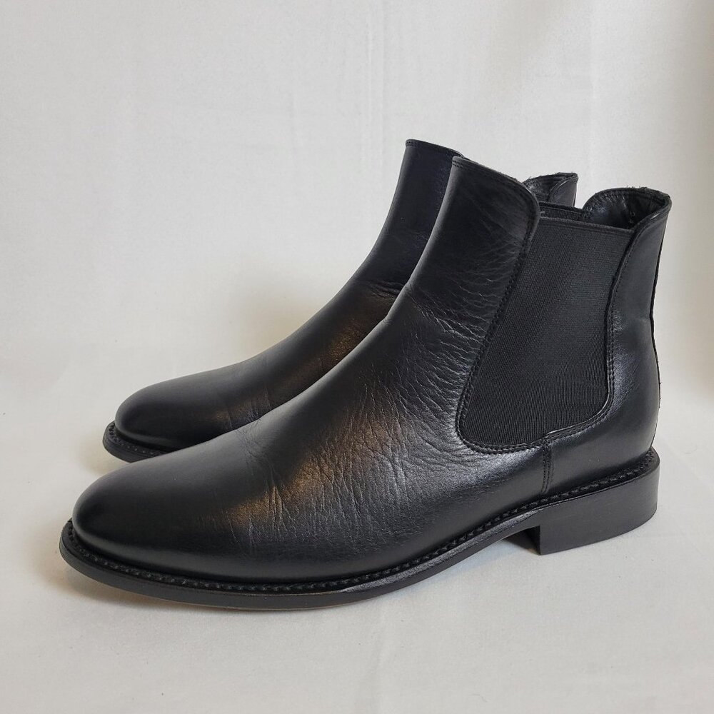Thursday Boot Company Men’s Cavalier Chelsea Ankle Boot Black Leather Size 7.5